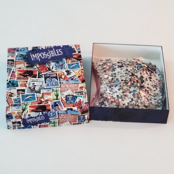 Bepuzzled Impossibles Borderless Puzzle Return to Sender 750 Pieces Plus 5 Piece - Picture 2 of 11